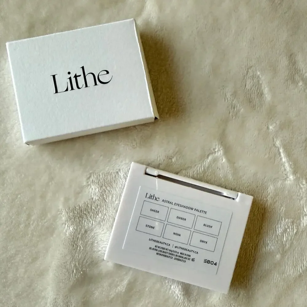 Lithe Beauty Astral Eyeshadow Palette 6 x 1 g / 0.035 oz  Cruelty Free Vegan NIB